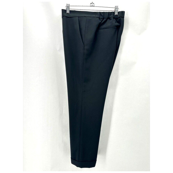 R | Label The Reset Large Dress Pants Black Pull-on Quiet Luxury Caspule Office - Picture 7 of 12